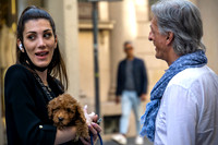 Man Woman Dog